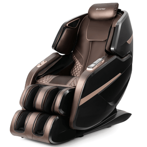 Enjoyment 23-3D Double SL-Track Electric Full Body Zero Gravity Massage Chair with Heat Roller-Brown